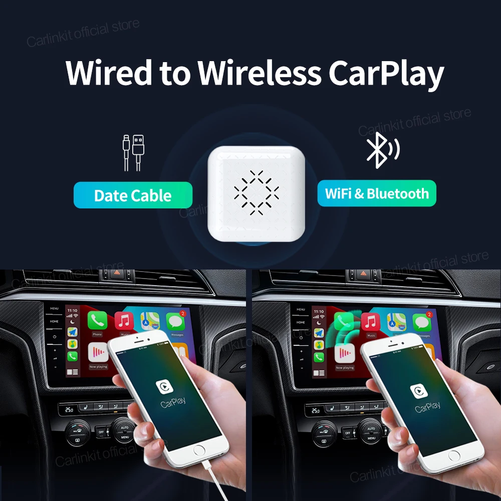 Carlinkit  ī÷ , WiFi  ڽ, 3.0 ̴, Carlink 3