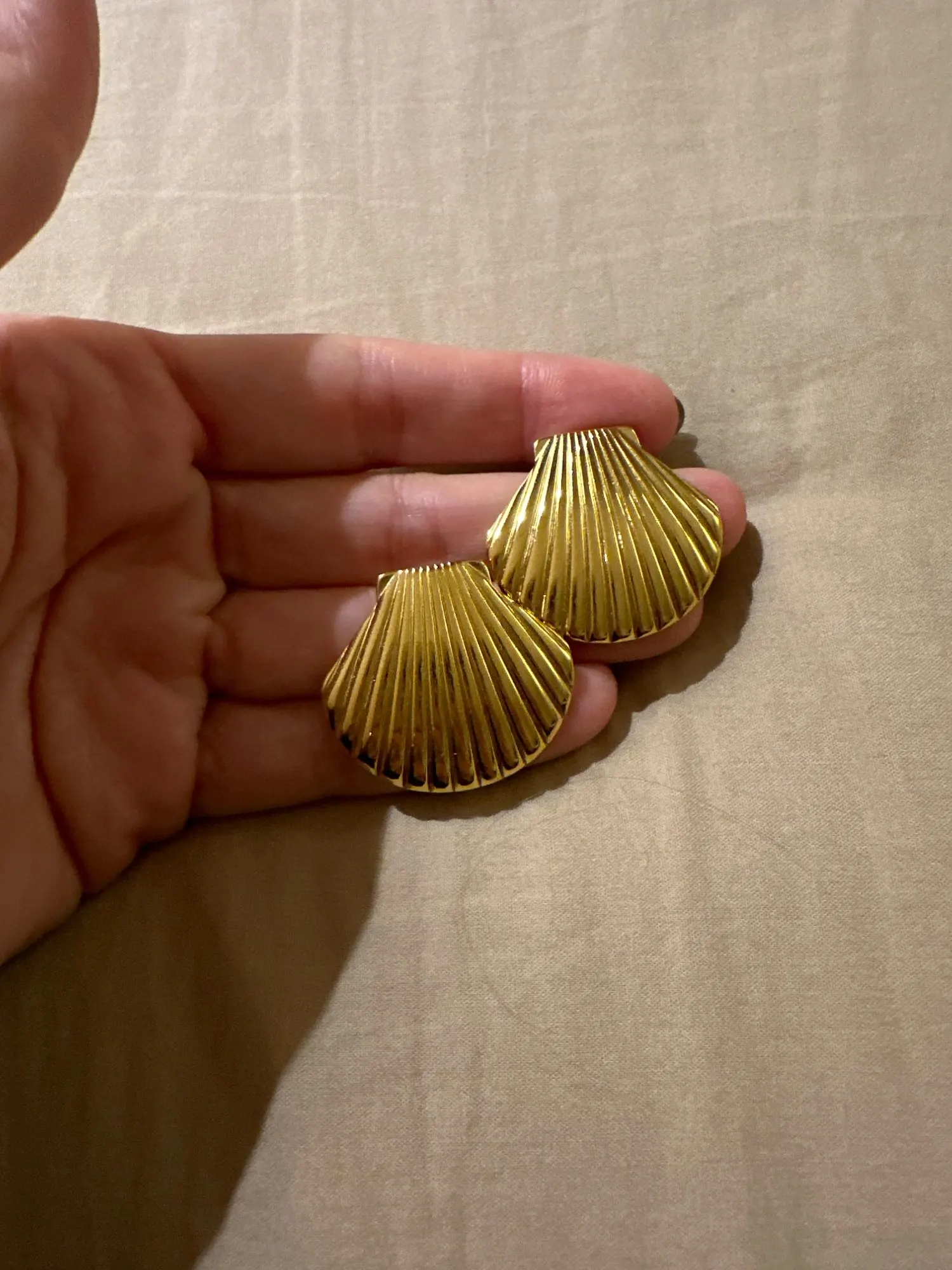 Shell Earrings, customer photo