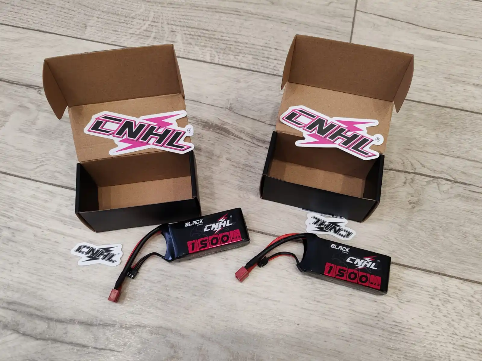 2pcs CNHL 2S Lipo Battery 7.4V 1100mAh 1300mAh 1500mAh 100C With XT60 Dean T Plug For RC FPV Airplane Drone Heli Quadcopter photo review