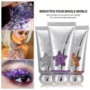 Body Glitter Gel, Face Glitter Singer Concerts Festival Rave Accessories,Mermaid Sequins Glitter Face Paint,Sparkling Halloween 4