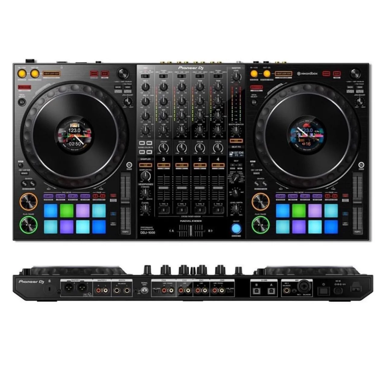 Rekordbox용 파이오니어 DDJ 1000, 4 채널 전문 퍼포먼스 DJ 컨트롤러, 신제품