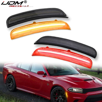 Dodge Charger 2015–2022 Smoked LED Side Marker Lights 1