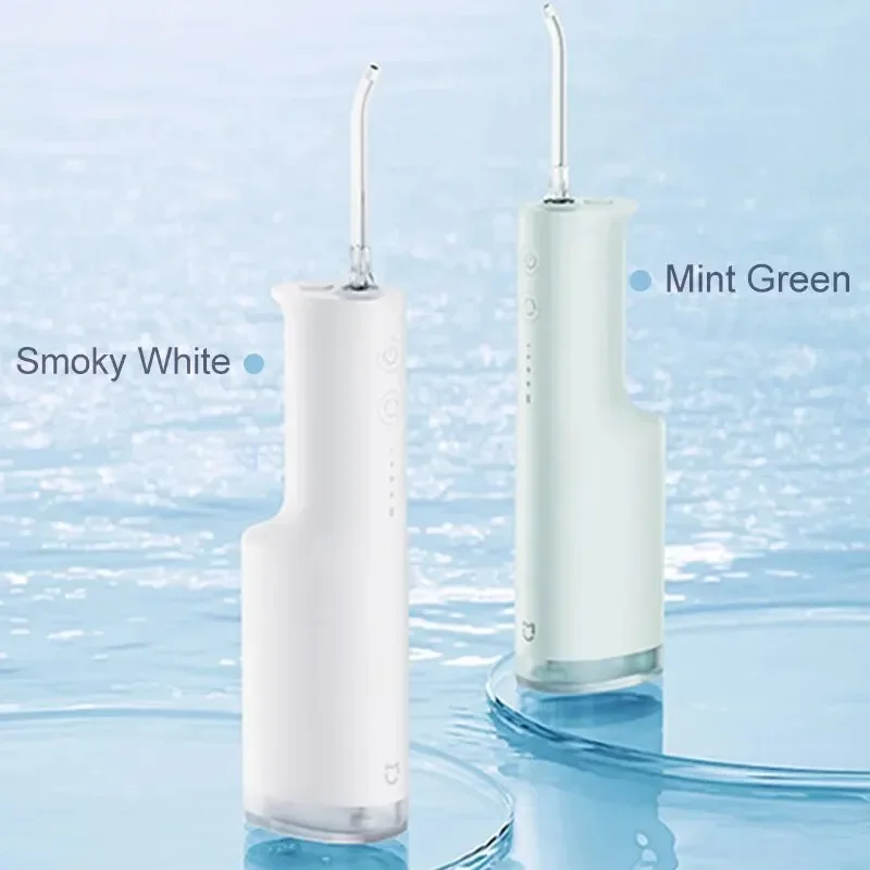 Dental Cleaner XIAOMI MIJIA Electric Oral Irrigator F300 Portable Water Pick Flosser MEO703 Teeth Whitening Cleaner 240ML 2000 Times/Min 4 Mode