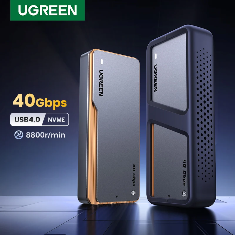 UGREEN 40Gbps M2 SSD Gehäuse mit JHL7440 Chip, USB4 NVMe Gehäuse kompatibel mit USB4 und Thunderbolt4/3, M2 NVMe Adapter für 2280 M-Key , USB C Aluminium SSD Adapter UGREEN 40Gbps M2 SSD Gehäuse mit JHL7440 Chip, USB4 NVMe Gehäuse kompatibel mit USB4 und Thunderbolt4/3, M2 NVMe Adapter für 2280 M-Key , USB C Aluminium SSD Adapter