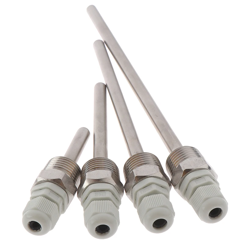 

50mm/100mm/150mm/200mm Stainless Steel Thermowell 1/2" NPT Threads For Temperature Sensors