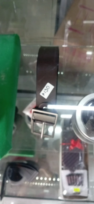 MIDNIGHT SOVEREIGN™ – Black Buckle Genuine Leather Belt photo review