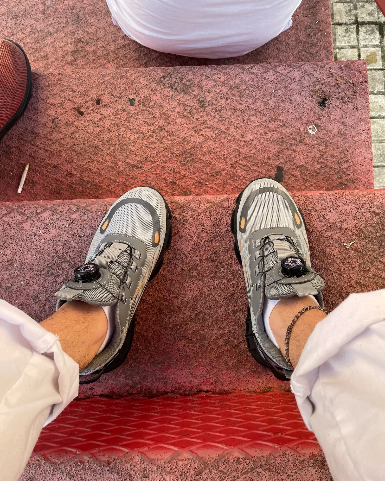 Men's Safety Work Boots with Steel Toe and Air Cushion Sole