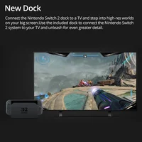 Nouvelle console de jeu Nintendo Switch 2 édition européenne NS2, console de jeu portable, écran tactile LCD de 7,9 pouces, stockage de 256 Go, design magnétique, fréquence d'images jusqu'à 120 ips, résolution 4K 3