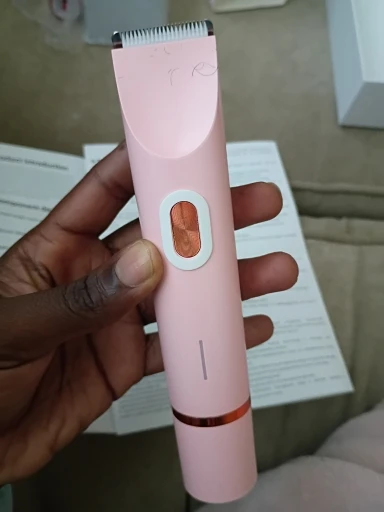 1Pc 2 In 1 Bikini Trimmer For Women Dual Head Cordless Body Shaver IPX7 Waterproof Rechargeable Pubic Hair Razor Wet And Dry Use For Bikini Underarm Leg Arm Body Face