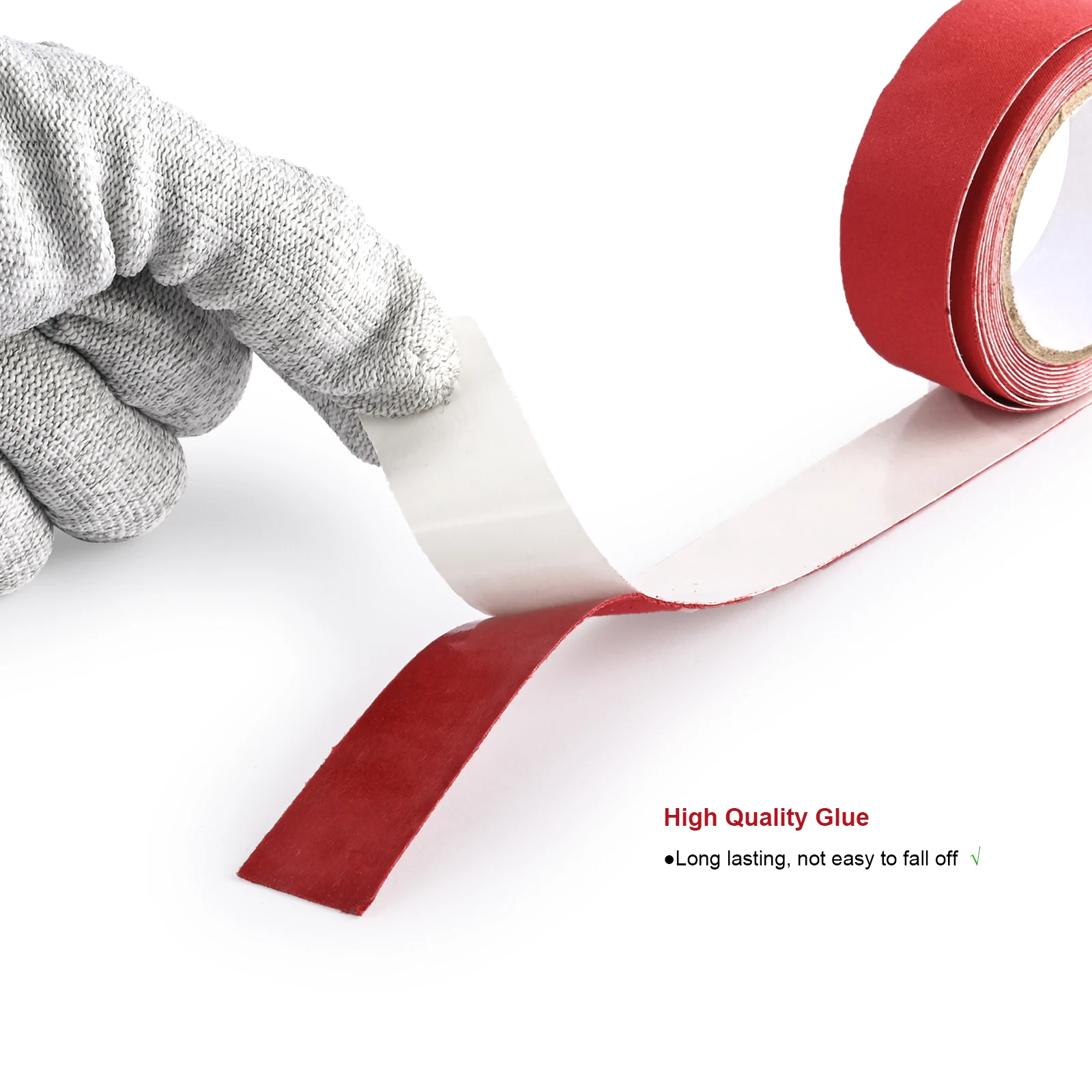 EHDIS 200cm Slim Microfiber Fabric Felt Cloth for Vinyl Car Wrap Squeegee Non-Scratch Edge Carbon Fiber Window Tint Film Scraper