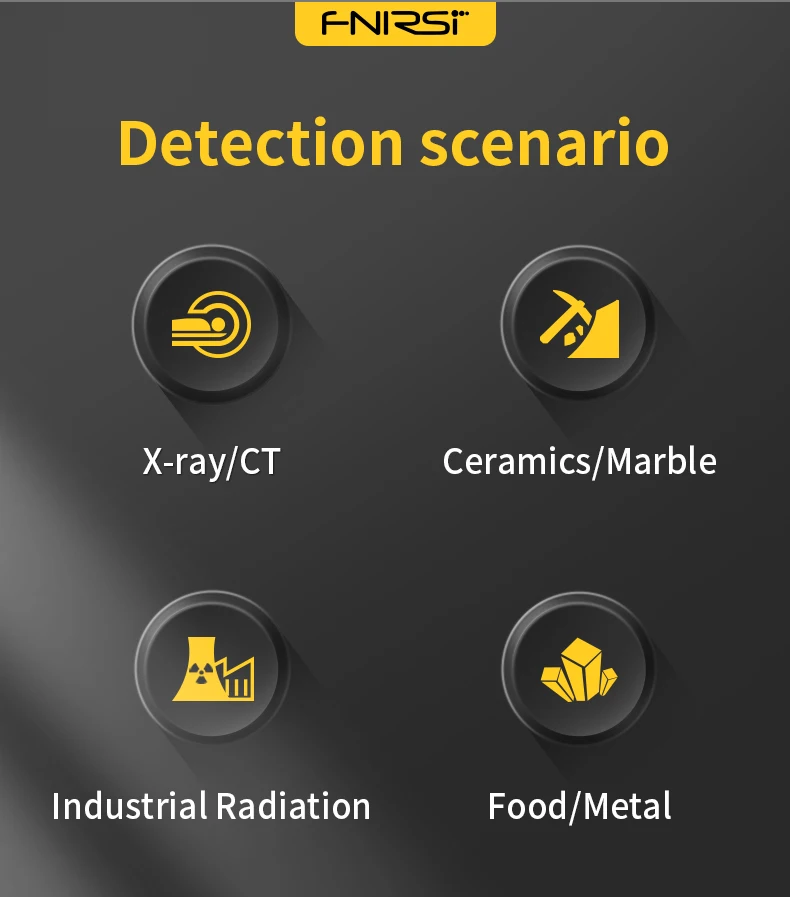 FNIRSI GC-01 Geiger Counter Nuclear Radiation Detector X-ray γ-ray βray Radioactivity Detector Personal Dosimeter Rechargeable