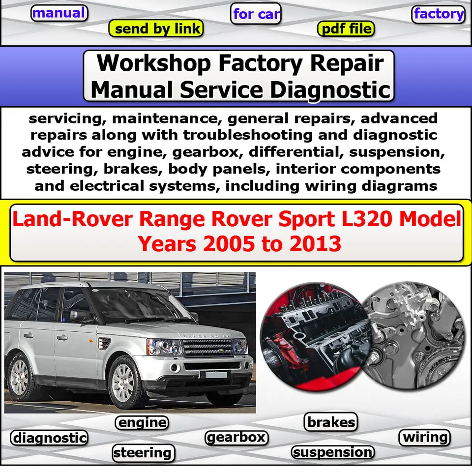 Manual De Taller Range Rover Sport L320 2009-2013 | Cuotas Sin Interés
