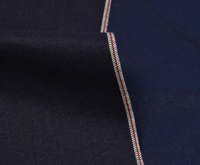 

8Oz Indigo Warp Indigo Weft Selvage Denim Shirt Mateiral Premium Selvedge Denim Fabric Manufacturers W187013