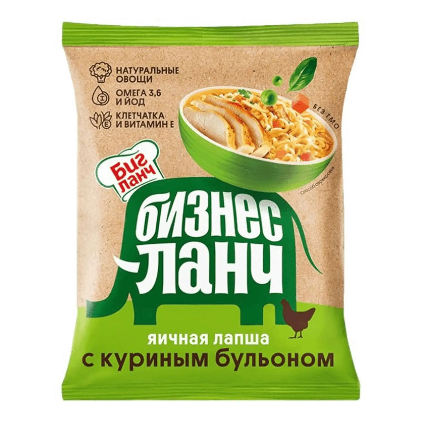 Упаковка 100 пачек Лапша Бизнес