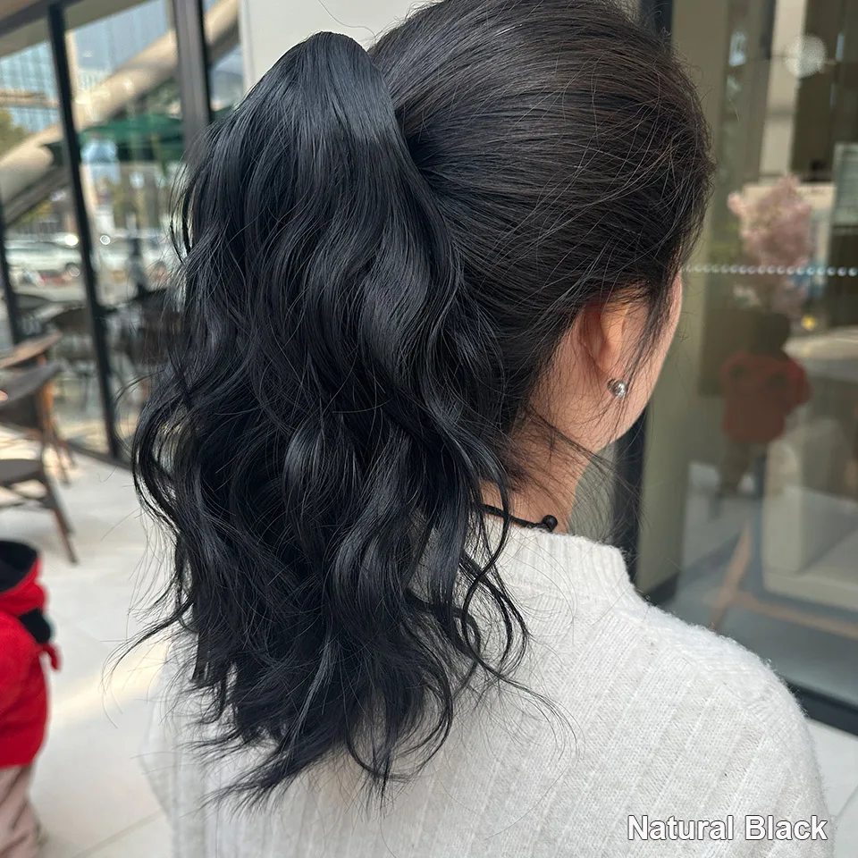 طويل مجعد الماء مخلب في ذيل حصان وصلات شعر مقاومة...