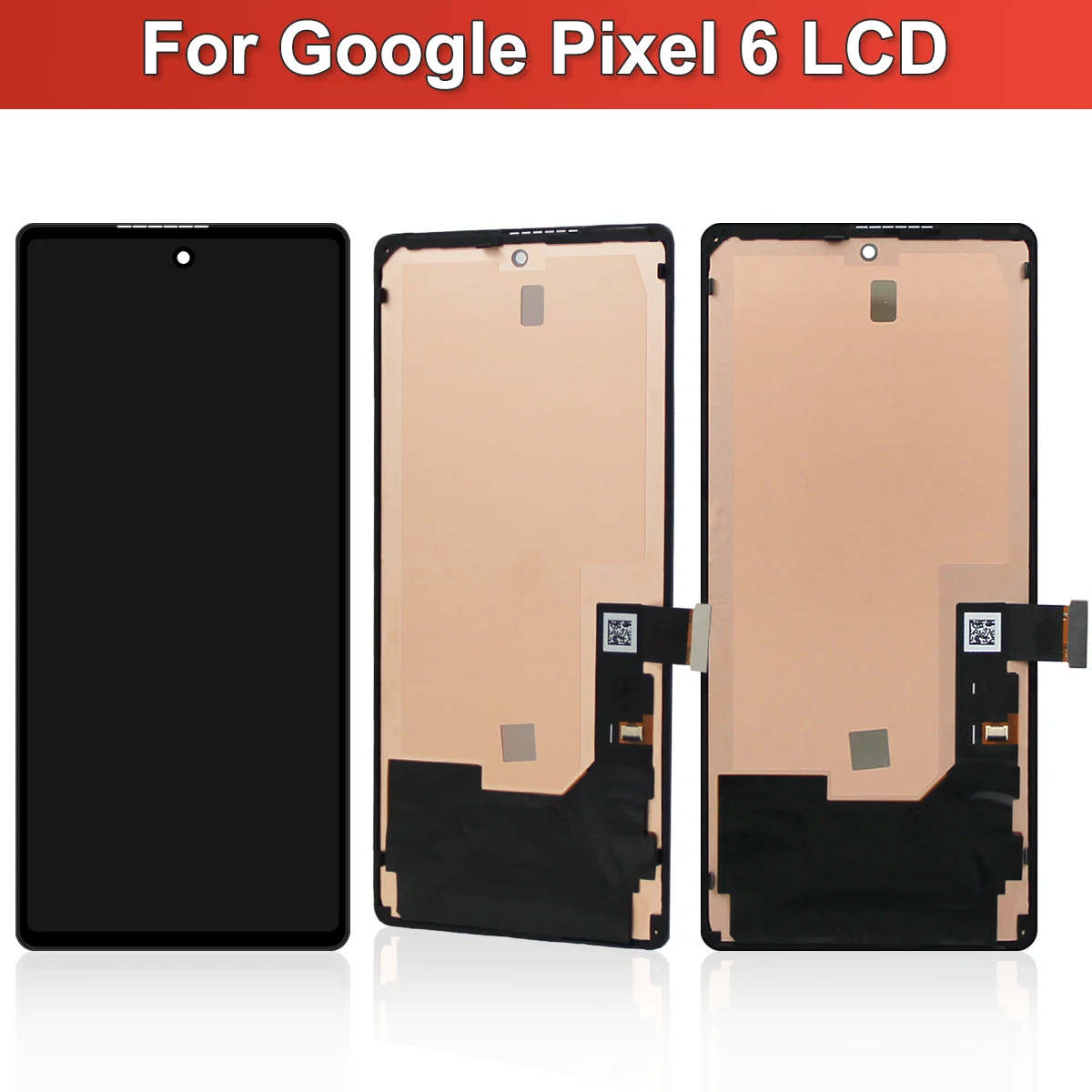 6.4“ Super AMOLED LCD For Google Pixel 6 Display Touch Screen Digitizer Assembly Replacement For Pixel 6 GB7N6 G9S9B16 +Frame