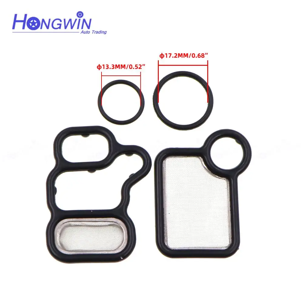 Solenoid Kit Gasket O-Ring Filter for Honda Civic 15815-RAA-A02 15832-PNA-003 15845-RAA-A01 91319-PAA-A01