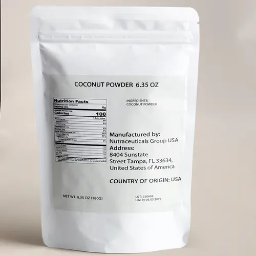 Coconut Powder 6.35 Oz, Creamy Tropical Powder for Baking, Cooking, Smoothies - Image 2