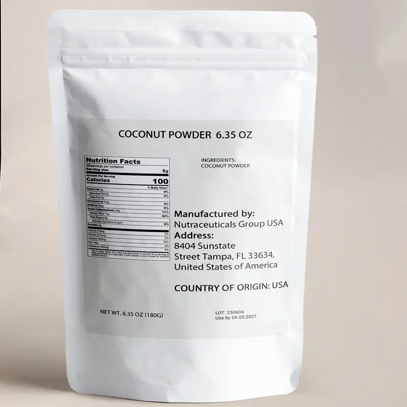 Coconut Powder 6.35 Oz, Creamy Tropical Powder for Baking, Cooking, Smoothies - Image 2