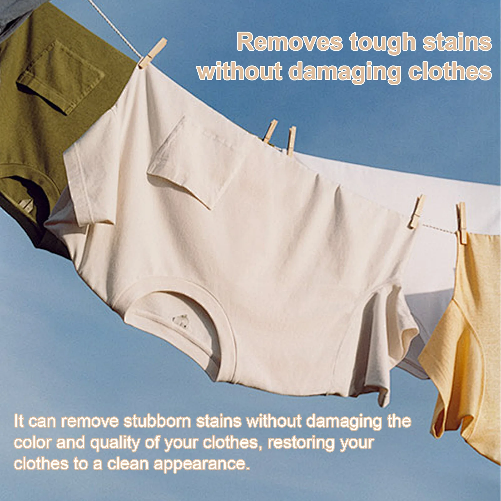 Clothing Stain Remover Oil Dust Cleaner Laundry Detergent