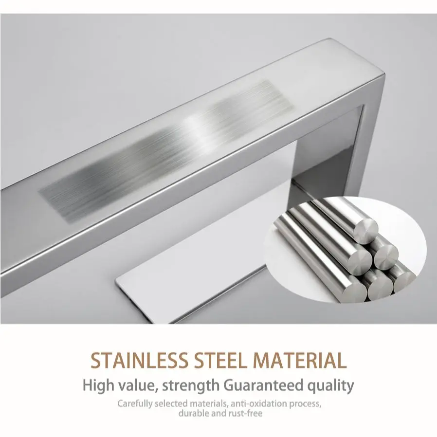 Shelf Adhesive Chrome Towel Bar Set Bathroom Accessories Silver Wall Mount Toilet Paper Holder Robe Hook Rack For Bathroom paper towel holder,toilet paper holder,towel hook,bathroom hardware set,bathroom hardware accessories,clothes hook