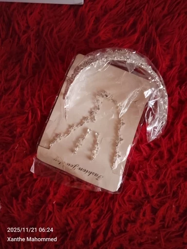 Luxury Silver Color Crystal Water Drop Bridal Jewelry Sets Rhinestone Tiaras Crown Necklace Earrings Wedding Dubai Jewelry Set