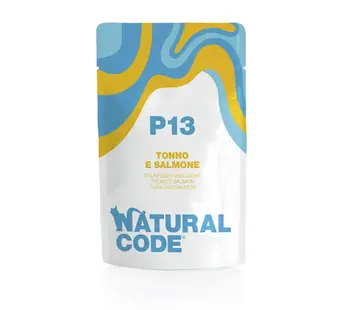 Natural Code Gatto Busta 70g P13 Tonno e Salmone