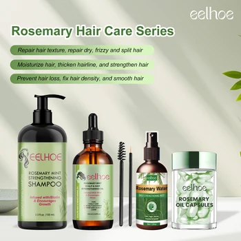 Eelhoe Rosemary Hair Care Series Promote Hair Growth Nourish Strengthen Roots Relieve Scalp Tension Dense Hair Oil With Brush 1