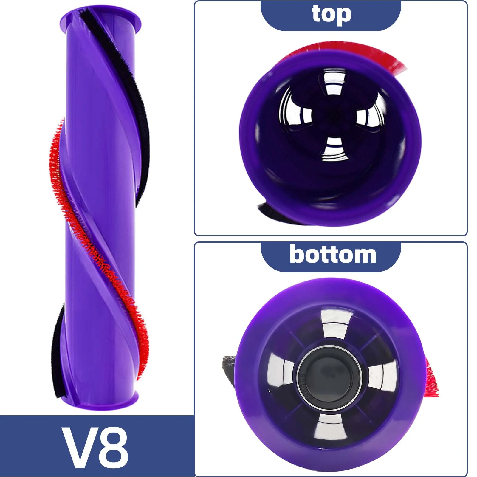 Soft Roller Brush and Carpet Brushroll Bar Replacement