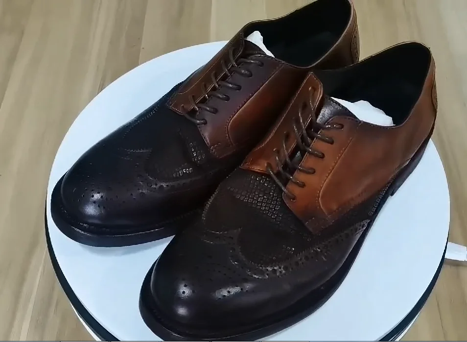 

Top quality washing process Genuine Leather Italian handmade shoes Men Ankle Boots High Top Lace Up Dress Shoes Man Basic Boots