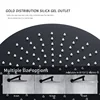 Matte Black Shower System Bathroom Bathtub Faucet Mixer Tap Wall Mount Tub Spout Rotate  8/10/12 Inch Rainfall HeadShower 5
