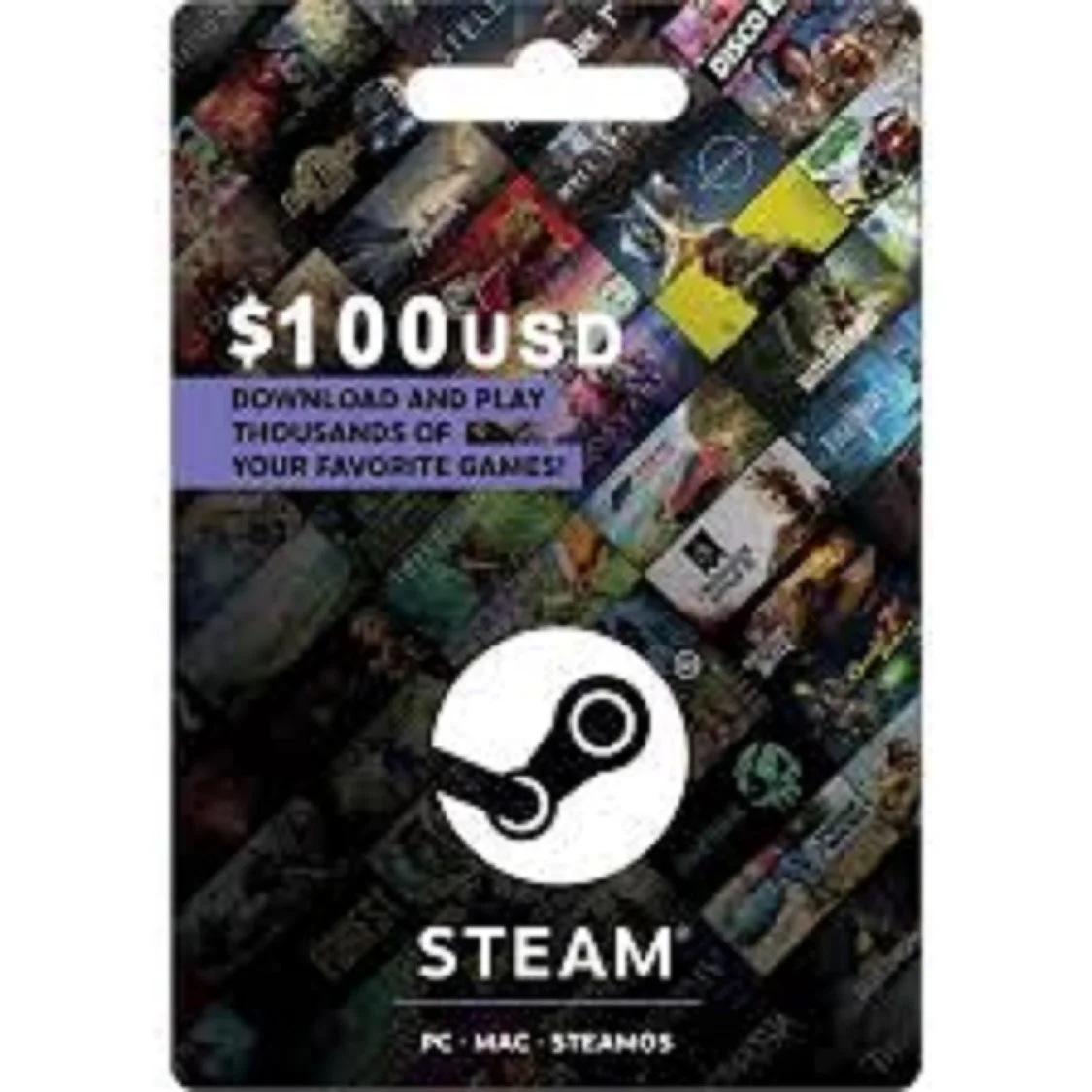 

Valve Steam $100 Wallet Gift Card STEAM WALLET Email Delivery