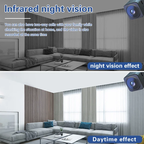 HD WiFi 미니 카메라, 듀얼 보이스 인터콤, 원격 야간 투시경, DV 보안 카메라, 오디오 레코더, 마그네틱 어트랙션 캠, 2022 신제품 4