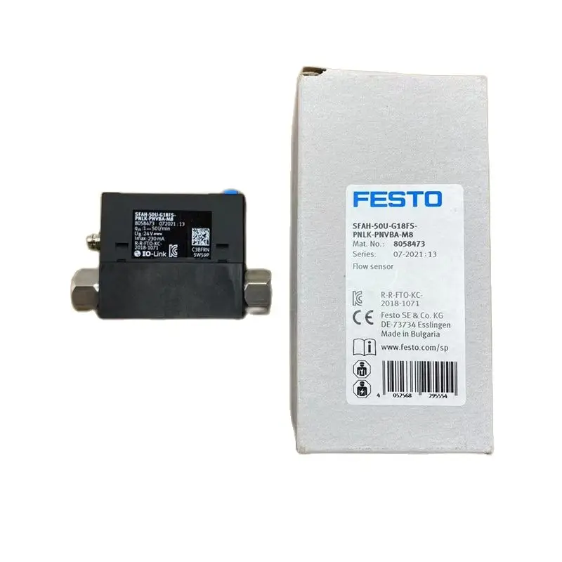 

Датчик потока FESTO SFAH-50U-G18FS-PNLK-PNVBA-M8 8058473 SFAH