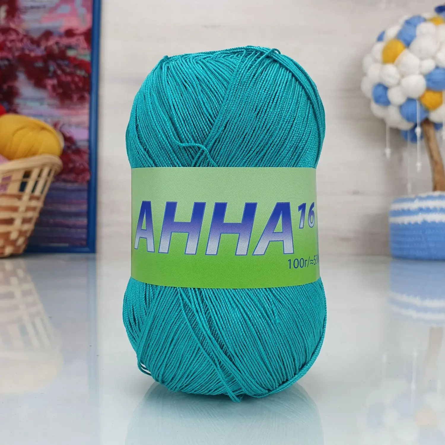 Anna 16 (Seam), 100 g, 530m, packing: 5x100 g. - AliExpress 15