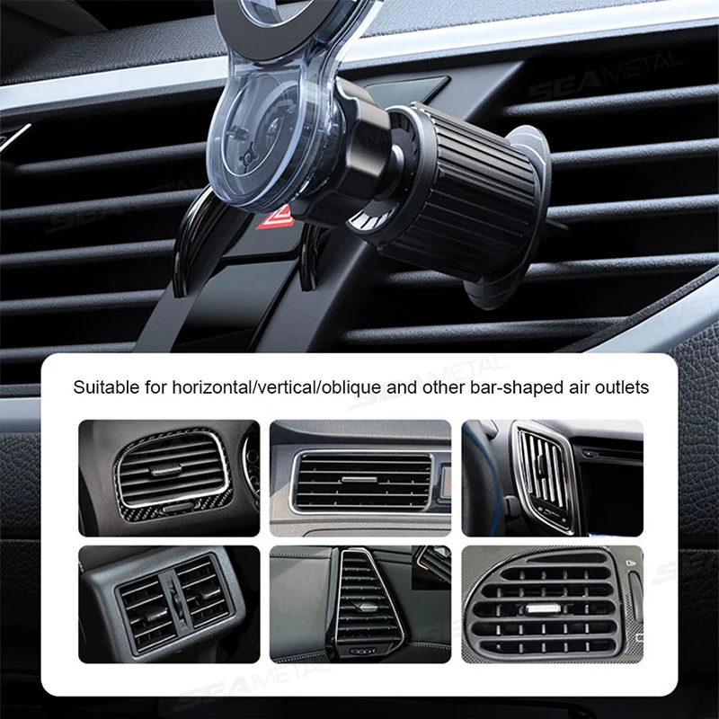 Magnetic Car Phone Holder Strong Magnet Air Vent Mount