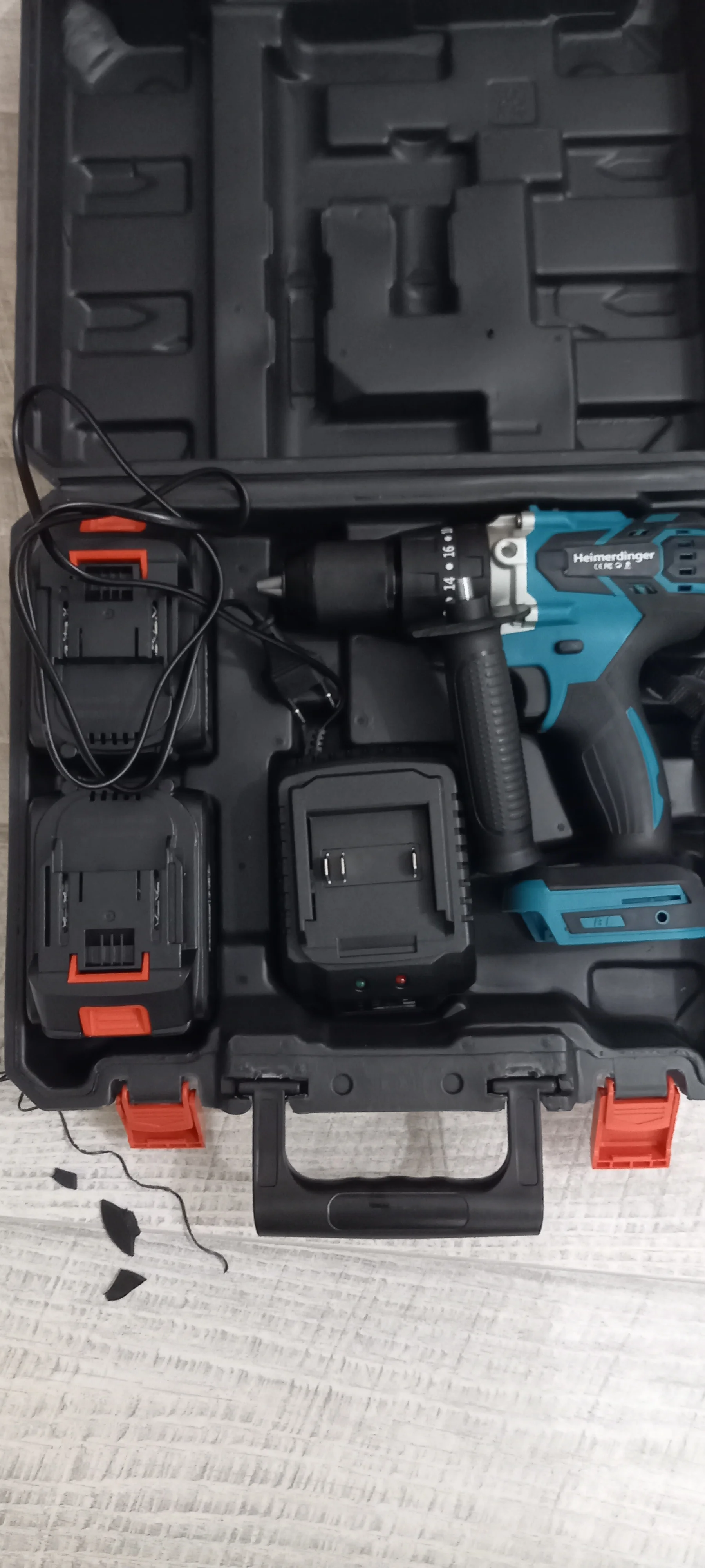 Беспроводная ударная дрель Heimerdinger LB176, 1350 об/мин, 18 В, с ...