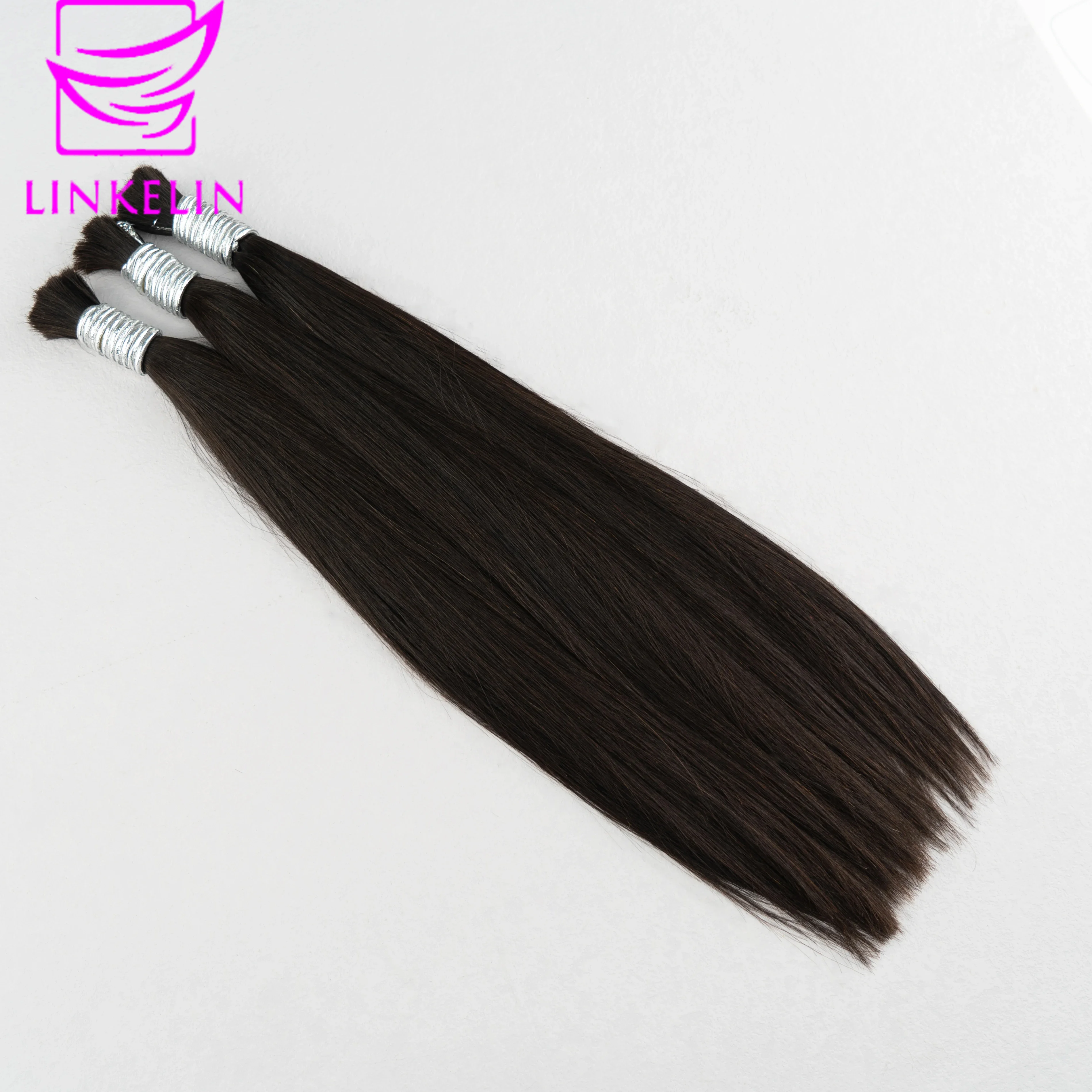 

100% Raw Human Virgin Hair Unprocessed Cuticle Aligned Hair Straight Virgin Hair Bulk Extensions Cabelo Humano Atacado