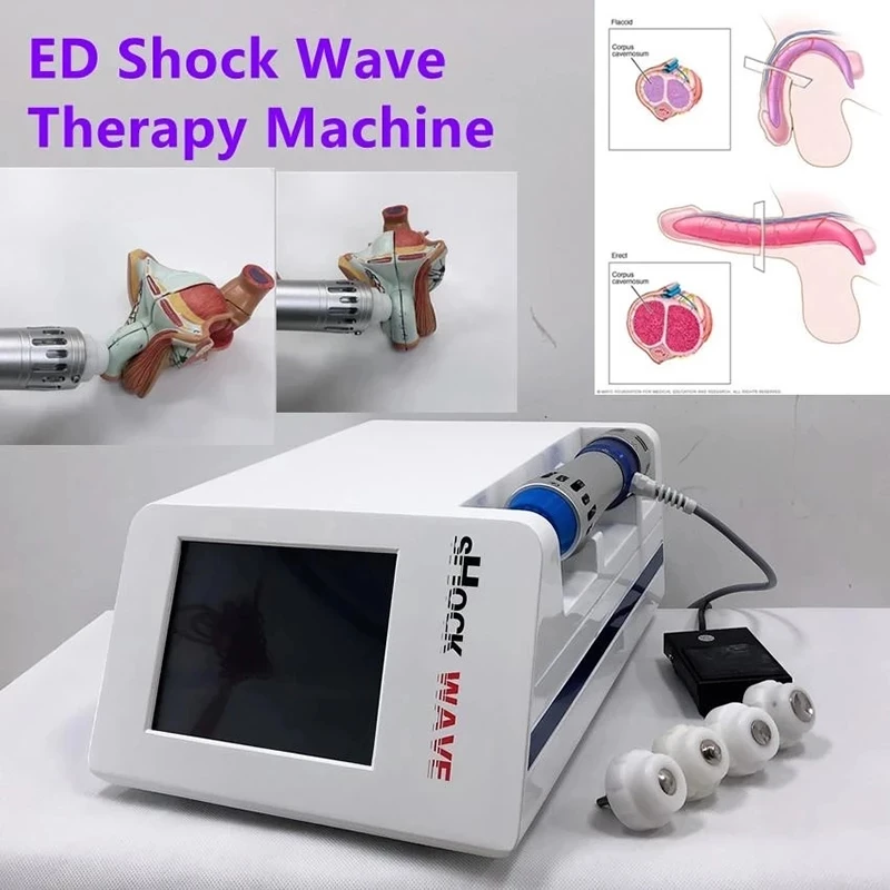 Portable Shockwave Therapy Machine Shock Waves For Muscle Device Masajeador  V80A Body Physiotherapy Equipment Massager Electric