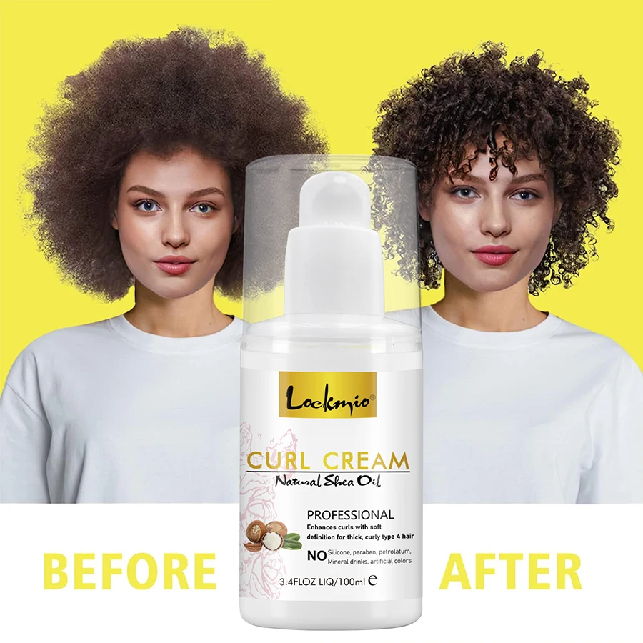 100ml Curl Defining Care Volumizing and Nourishing Curly Conditioner Volume Lift Styling Cream Enhance wavy curl cream