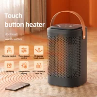 Portable Electric Heater PTC Ceramic Fast Heating Low Noise Smart Remote Touchscreen Hot and Cold Fan For Home Bedroom Office