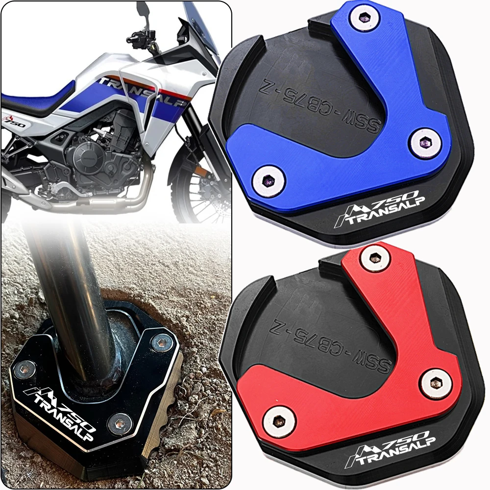 

Аксессуары для мотоциклов HONDA TRANSALP XL 750 XL750 2023 2024, удлинитель с боковой подставкой, подставка для увеличения, поддерживающая подставка transля750