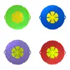 Detachable Silicone Spill-proof Pot Cover High Temperature Resistance Ban Be Zigzagged Dour-color Optional Home Kitchen Tool 3