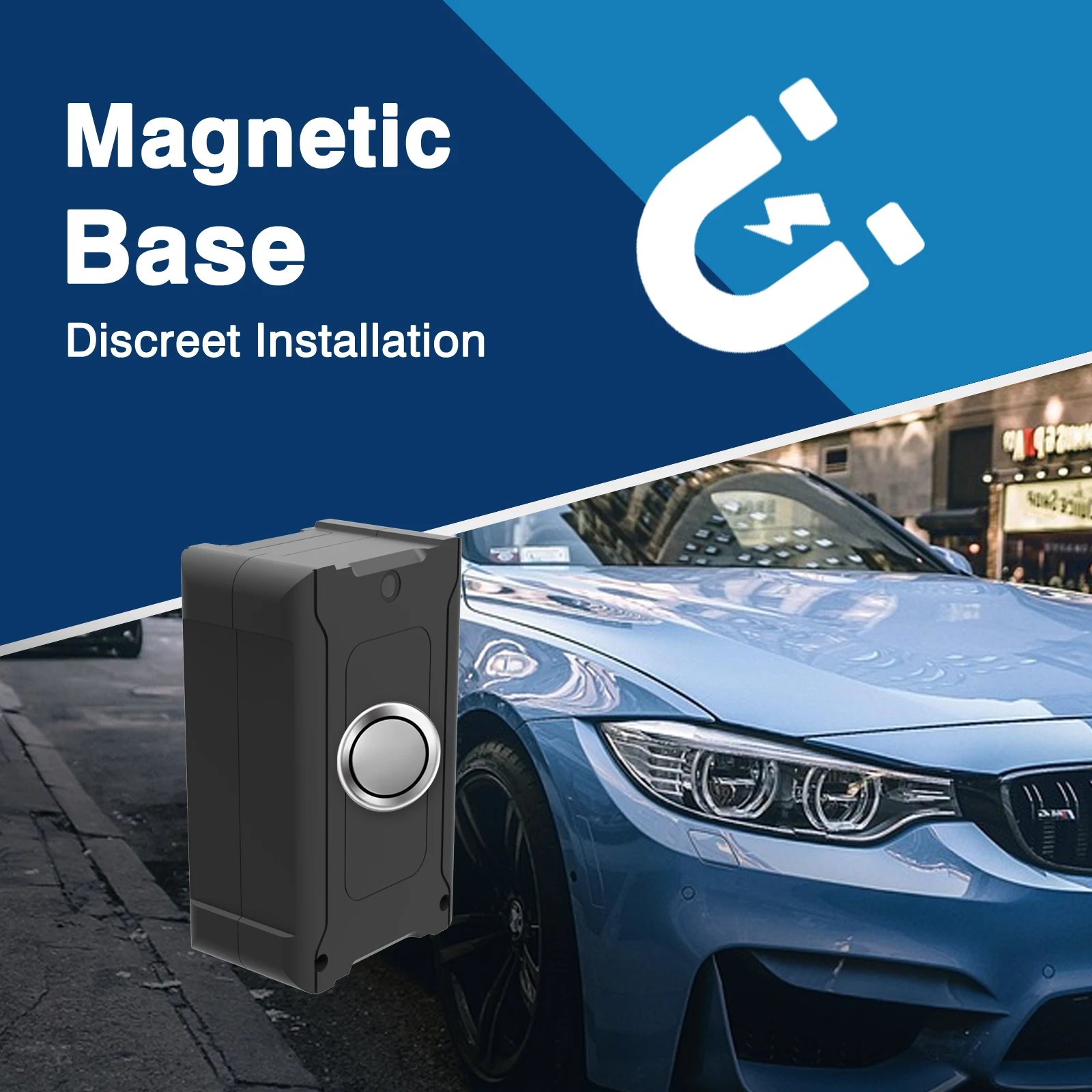 4G LTE GPS Tracker for Car, US Seller Magnetic Hidden Vehicle Locator, Real-Time Global Tracking App, Long Battery Life, Geo-Fence Alerts, Subscription Required 5