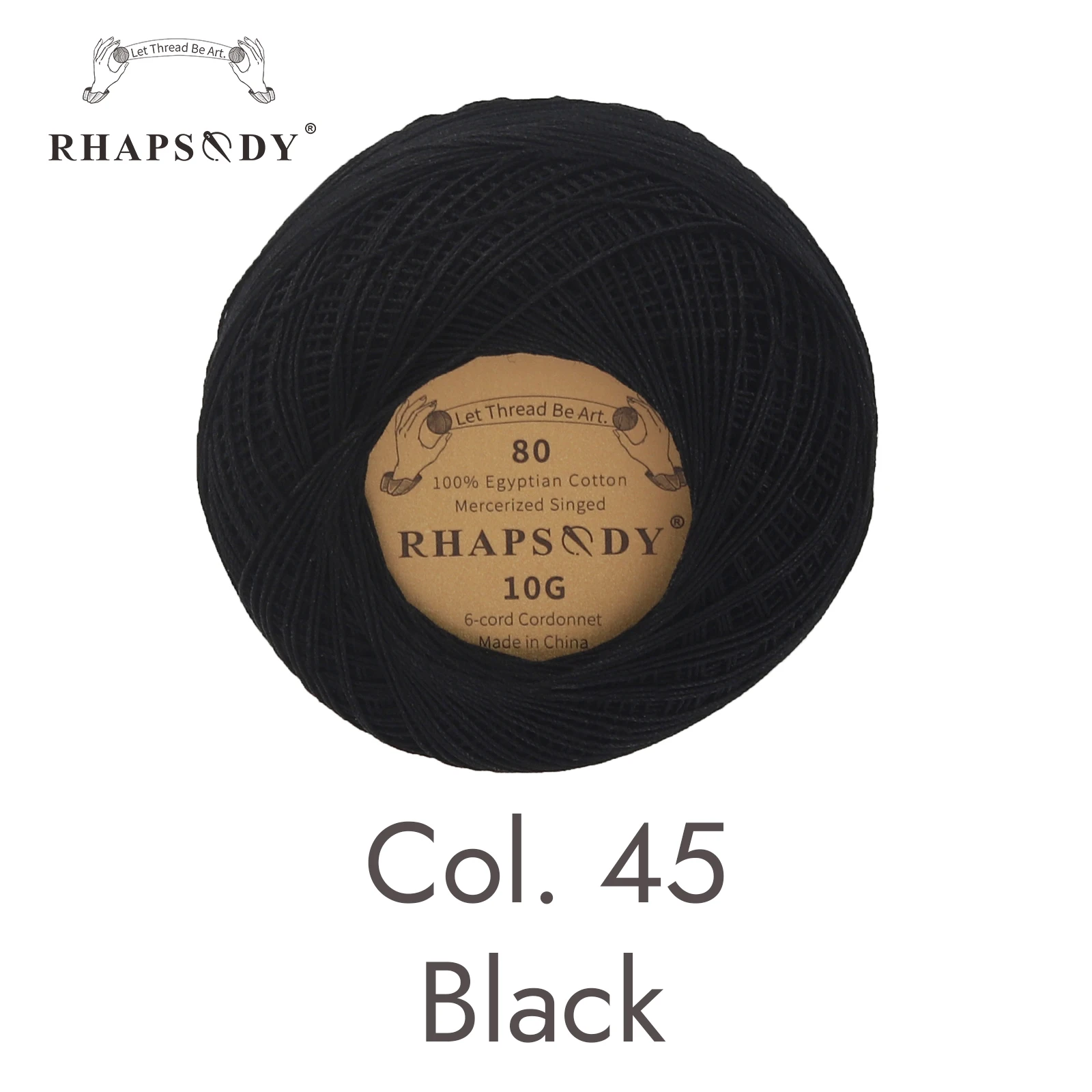 Rhapsody Größe 80 100% Ägyptische Baumwolle Doppelt Gesengter Mercerisierter Faden 10G 184 Yard Für Alle Nadelarbeiten Häkeln Zierknoten Stricken – Detail 11