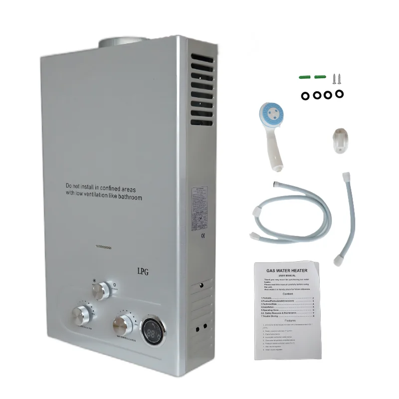6l Lpg Propane Gas Instant Tankless Water Heater 12 Kw Heater Output Power  For Outdoor Shower - Gas Water Heaters - AliExpress