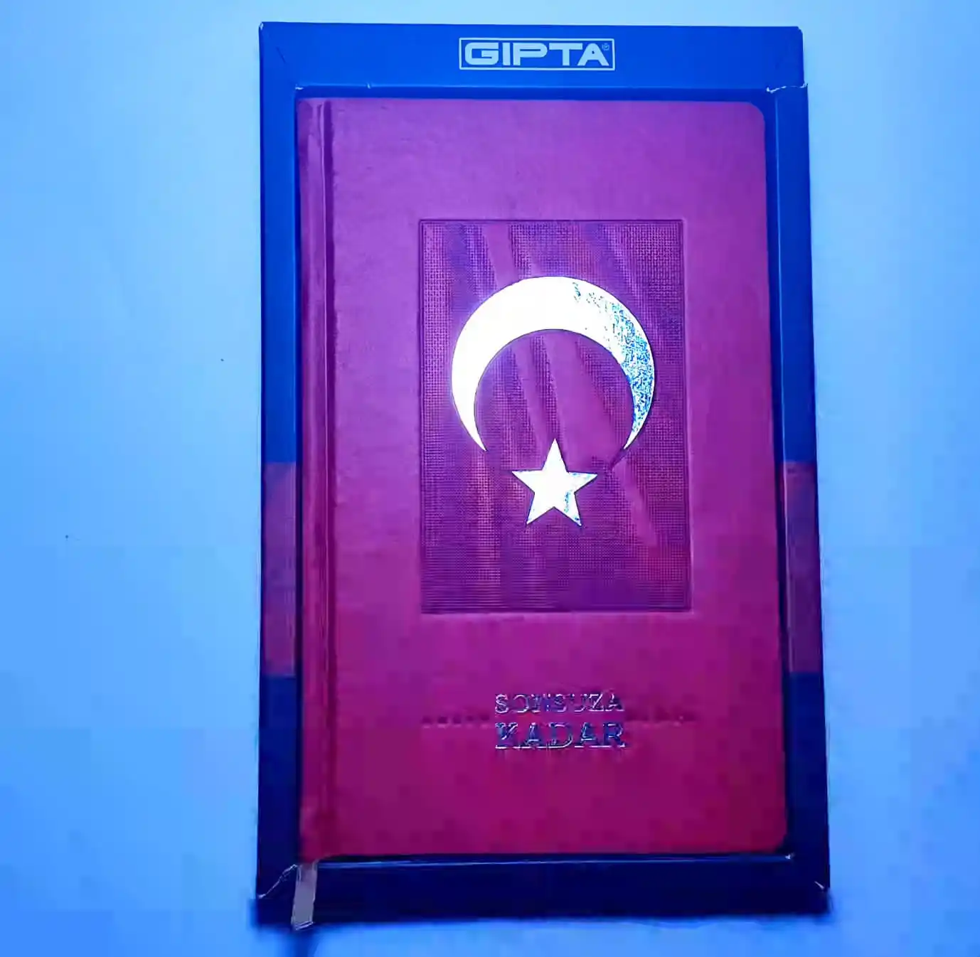 

10 Pcs-120 Sheets Lined Notebook with Turkish Flag Cover