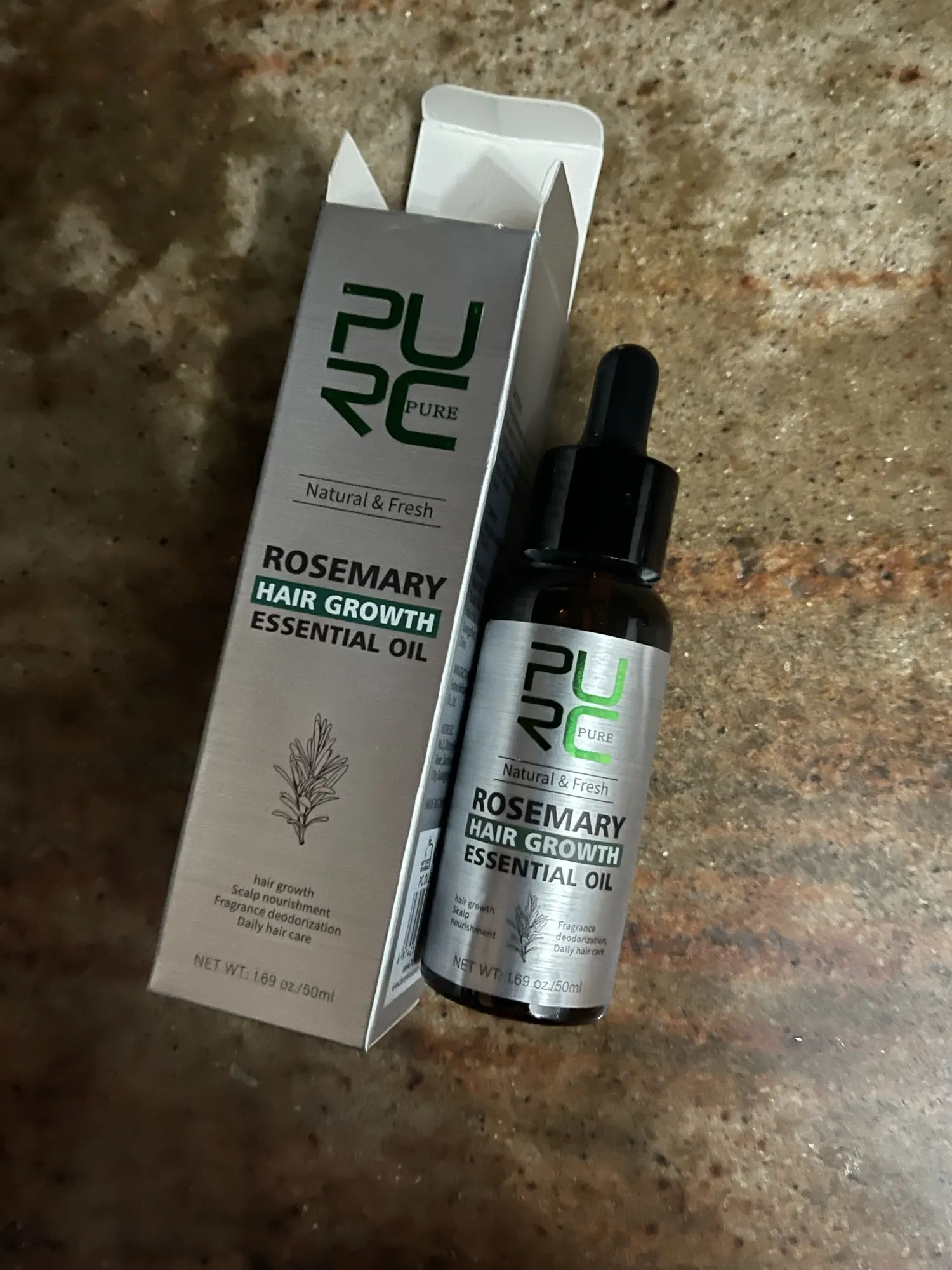 PURC Rosmarin-Haaröl – Anti-Haarausfall & Haarwachstums-Booster für Männer und Frauen photo review