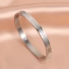 Personalized AYATUL KURSI Islamic Jewelry Bracelets Stainless Steel  Openable Bangles Arabic Calligraphy Islamic Faith Gifts 3