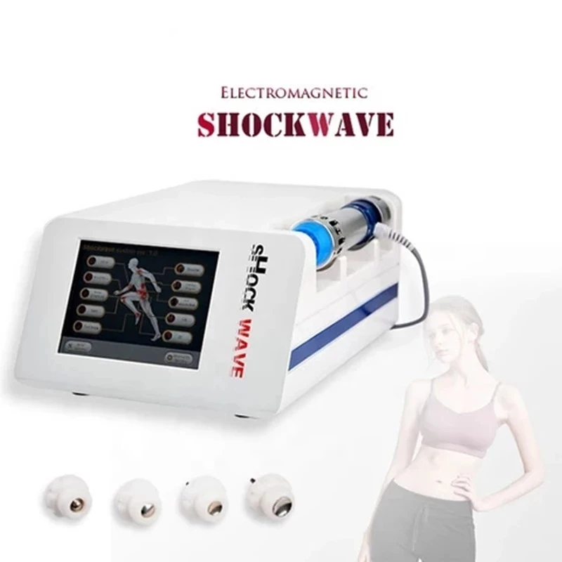 NEW Electric Shockwave Therapy Machine For ED Treatment Body Pain Relief Shock Wave Physiotherapy Equipment Massage Gun shandong moonlight medical shock wave apparatus physiotherapy rehabilitation equipment